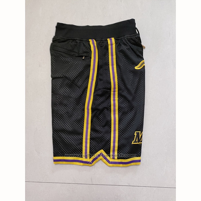 Short Los Angeles Lakers Kobe Bryant 8 Mamba Noir